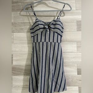 Francesca’s Navy & White Striped Dress (never worn)
